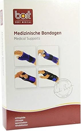 Bort Medical ManuBasic Handgelenkbandage rechts Größe M beige, 1 Stück