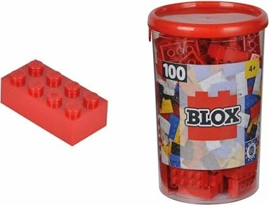 Simba Toys Blox 100 8er Steine rot