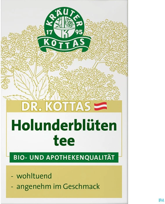 Dr. Kottas Holunderblütentee Beutel, 20 Stück