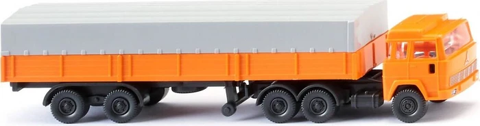 Wiking Pritschensattelzug Magirus orange