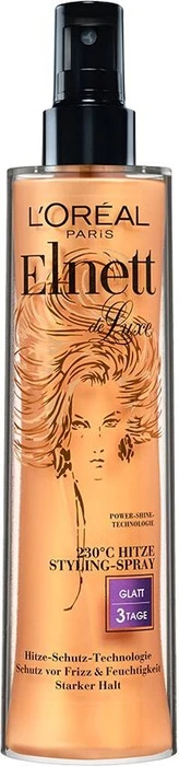 L'Oréal Elnett de Luxe Hitzeschutz Styling-Spray Glatt, 340ml (2x 170ml)