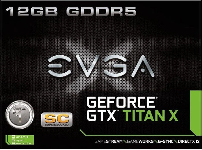 EVGA GeForce GTX Titan X SuperClocked, 12GB GDDR5, DVI, HDMI, 3x DP