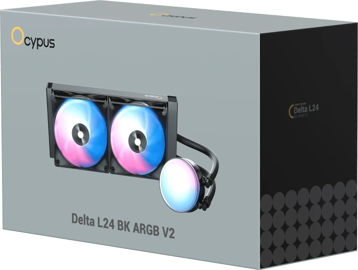 Ocypus Delta L24 BK ARGB V2, schwarz