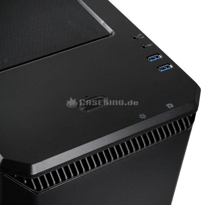 Phanteks Eclipse P400 Tempered Glass Edition, schwarz, Glasfenster
