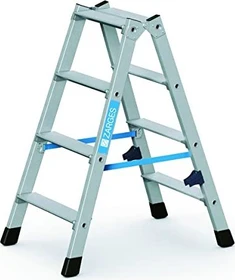 Zarges Z300 Alu gebördelt 2-tlg. Stehleiter, 2x 4 Stufen