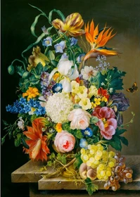 ENJOY Puzzle Franz Xaver Petter: Flower Piece