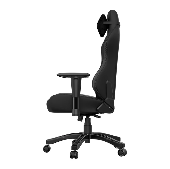 Anda Seat Phantom 3 L Gamingstuhl, Stormy Black, Kunstleder schwarz/Logo schwarz
