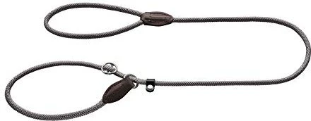 Hunter Freestyle Retriever-Leine, mit integrierter Halsung, 0.8x170cm, grau (46535)