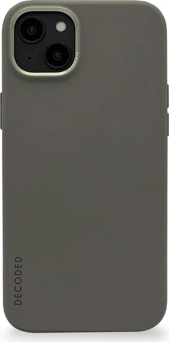 Decoded AntiMicrobial Silicone Back Cover für Apple iPhone 14 Plus Olive