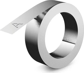 Dymo IND Aluminium Prägeetiketten, 12mm, silber