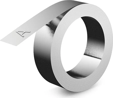 Dymo IND Aluminium Prägeetiketten, 12mm, silber