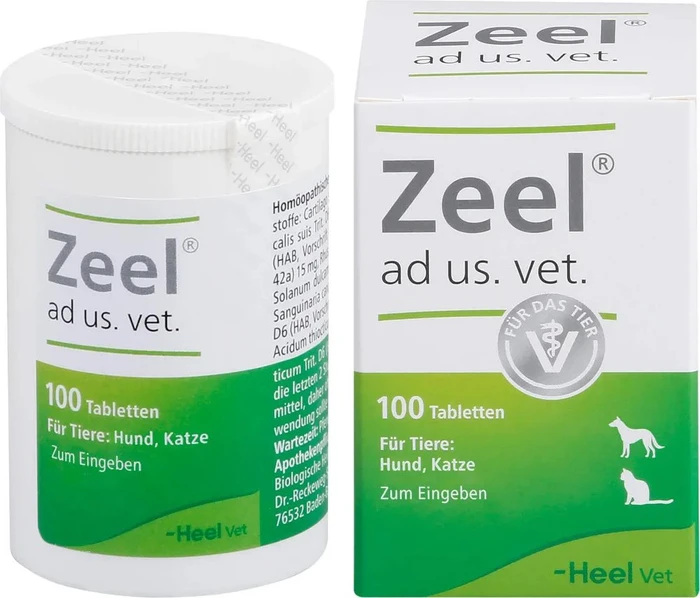 Heel Zeel ad us. vet. Tabletten für Hunde & Katzen, 100 Stück