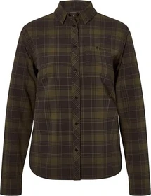 Pinewood Abisko Trekking InsectSafe Hemd langarm dark olive/dark sandstone (Damen)