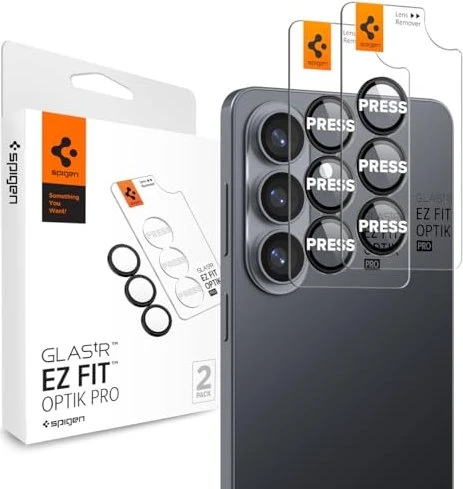 Spigen GLAS.tR EZ Fit Optik Pro Lens Protector für Samsung Galaxy S26+ schwarz