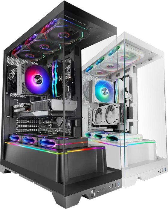 Mars Gaming MC-Prisma Black, Glasfenster
