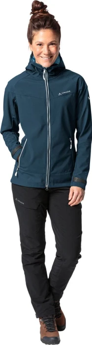 Vaude Elope All Year Softshell Funktionsjacke dark sea uni (Damen)
