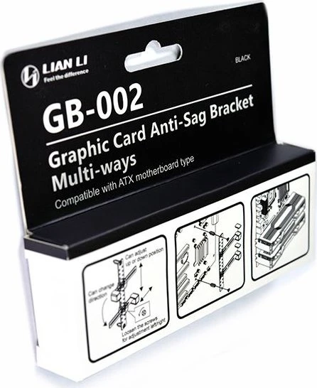 Lian Li GB-002, Grafikkartenhalter, schwarz