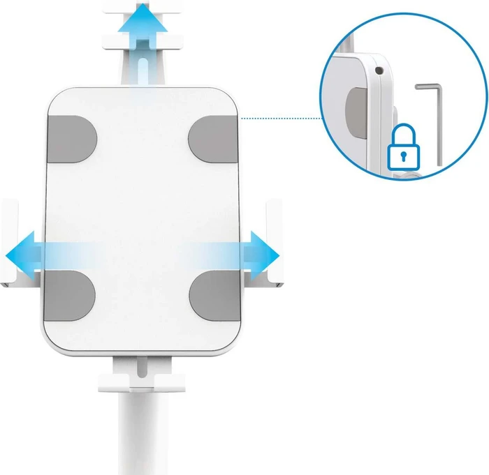 Manhattan Anti-Theft Desktop Kiosk Stand, Tablet-Stand 7.9-11"
