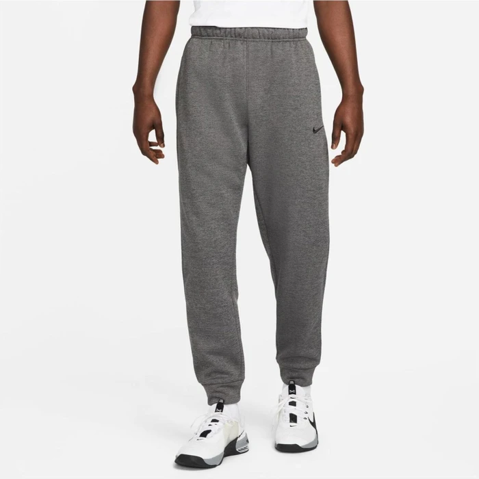Nike Therma Trainingshose lang charocal heather/dark smoke grey/black (Herren)