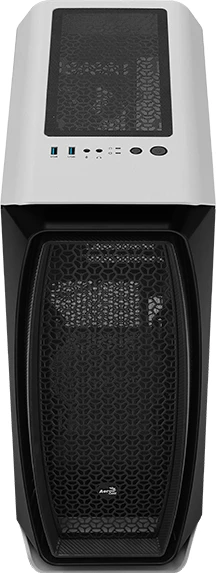 AeroCool Aero One, weiß, Glasfenster