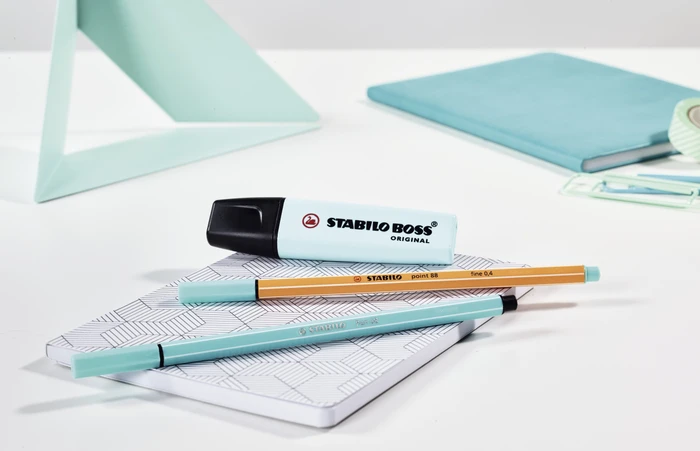 STABILO Boss Original Pastel kalt sortiert, 4er-Set, Etui