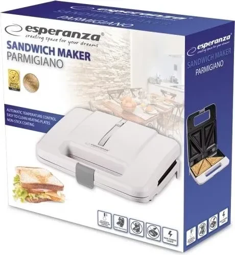 Esperanza Parmigiano Sandwichgrill weiß