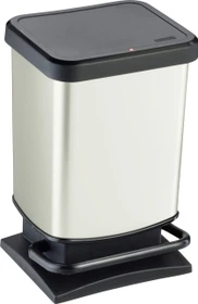 Rotho Paso 20l weiß metallic