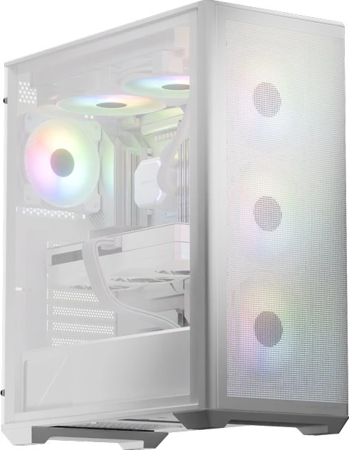 LC-Power Gaming 811W Meshwork_XL Light, weiß, Glasfenster