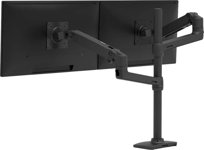 Ergotron LX Dual Monitor Arm schwarz