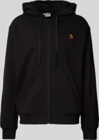 Carhartt Hooded American Script Jacket Hoodie schwarz (Herren)