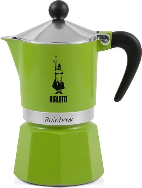 Bialetti Rainbow 1 Tasse Espressokanne grün