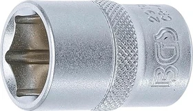 BGS technic Außensechskant Steckschlüssel 1/2", 18mm
