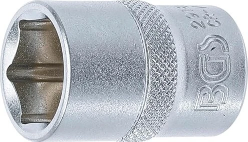 BGS technic Außensechskant Steckschlüssel 1/2", 18mm