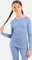 Odlo Active Warm Eco Funktionsshirt langarm blue heron (Junior) Vorschaubild