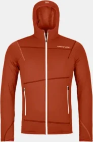Ortovox Fleece Light Hoody Funktionsjacke clay orange (Herren)