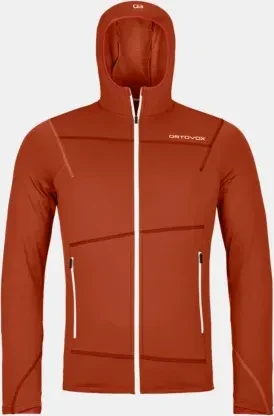 Ortovox Fleece Light Hoody Funktionsjacke clay orange (Herren)