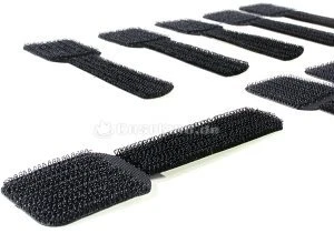 LABEL THE CABLE LTC Wall Klett-Kabelhalter, schwarz, 10er-Pack
