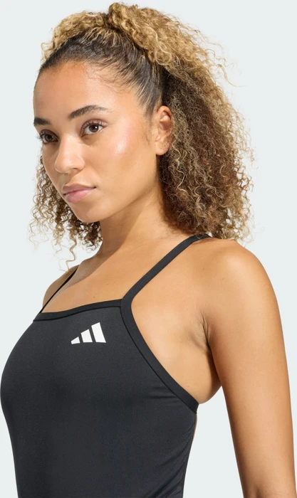 adidas V-förmiges Rückendesign Badeanzug schwarz (Damen)