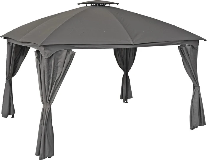 Garden Pleasure Kama Pavillon 300x360cm anthrazit