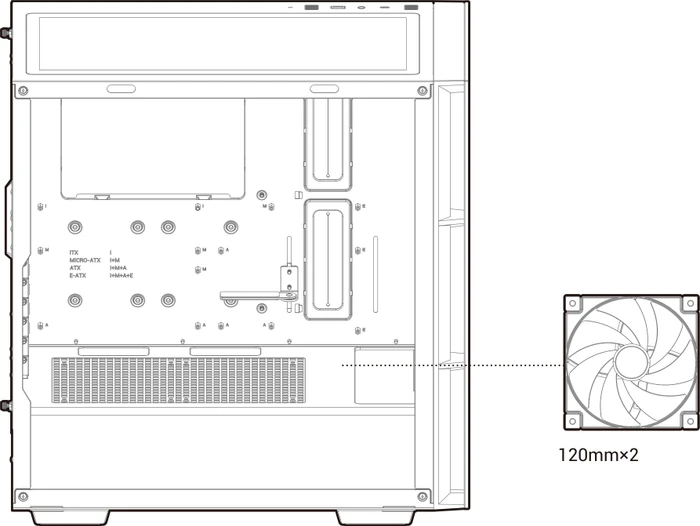 DeepCool CH560 WH, weiß, Glasfenster