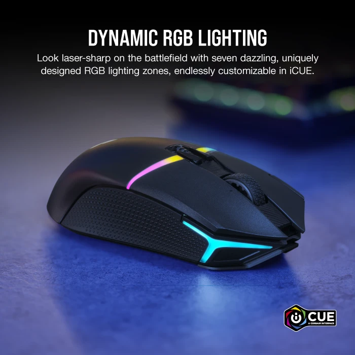 Corsair Gaming Nightsabre Wireless Mouse, USB/Bluetooth