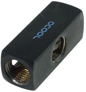 Alphacool HF Anschlussverteiler 5-Fach G1/4", schwarz
