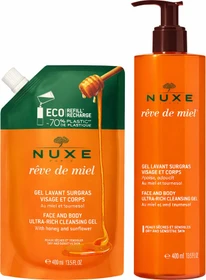 Nuxe Rêve de Miel Face And Body Ultra-Rich Cleansing Gel, 400ml