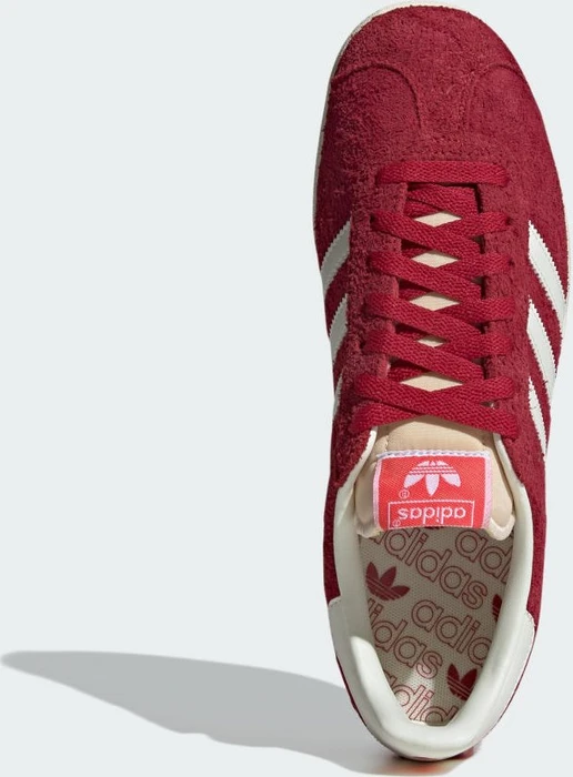 adidas Gazelle team victory red/off white/cream white