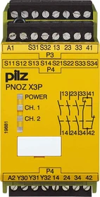 Pilz PNOZ X3P 24-240VACDC 3n/o 1n/c 1so