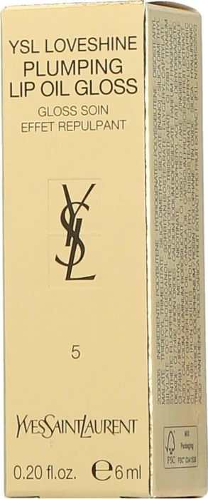 Yves Saint Laurent Loveshine Plumping Lip Oil Gloss 5 california sunshine, 6ml