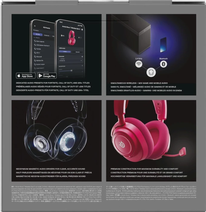 SteelSeries Arctis Nova 7 Wireless Gen 2 magenta