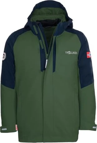 Trollkids Skanden 3in1 Funktionsjacke forest green (Junior)