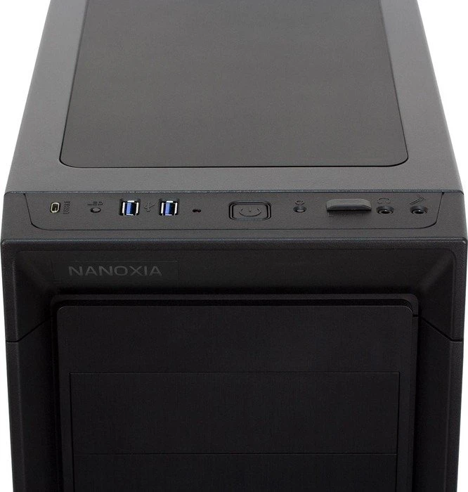 Nanoxia CoolForce 1 schwarz, schallgedämmt