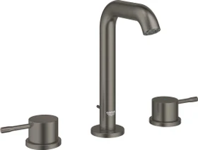 Grohe Essence 3-Loch Waschbeckenarmatur 1/2" M-Size mit Ablauffernbedienung hard graphite gebürstet